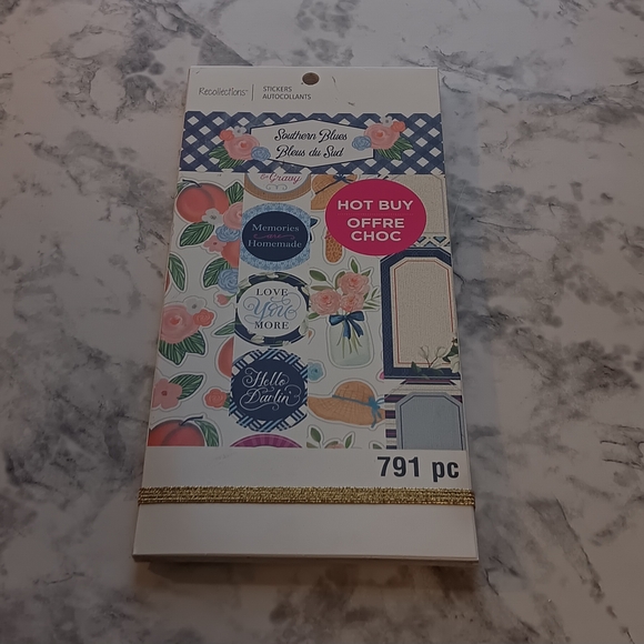 Recollections Southern Blues Sticker Pad – Over 700 Pieces! - Picture 2 of 14